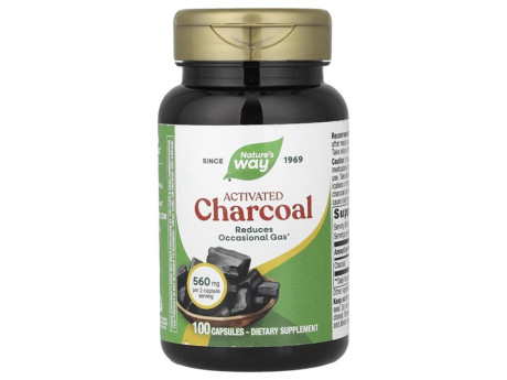 Activated Charcoal Nature's Way (100 капсул)