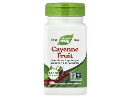 Cayenne Pepper Nature's Way (100 вег капсул)