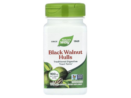 Black Walnut Hulls Nature's Way (100 вег капсул)