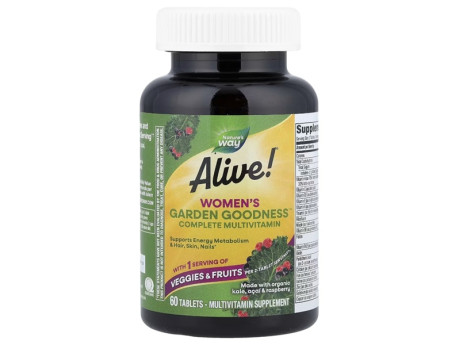 Alive Organic Garden Goodness Women Nature's Way (60 таблеток)