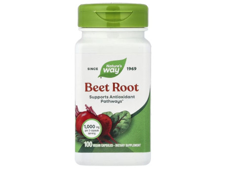 Beet Root Powder Nature's Way (100 вег капсул)