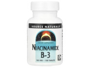 Niacinamide B-3,100мг Source Naturals (100 вег капсул)