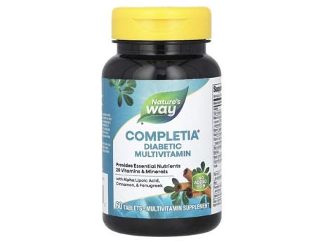 Completia Diabetic (Iron-Free) Nature's Way (60 таблеток)
