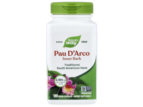 Pau D'Arco Inner Bark Nature's Way (180 вег капсул)