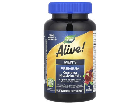 Men's Premium Gummies Multivitamin Nature's Way (75 таблеток)