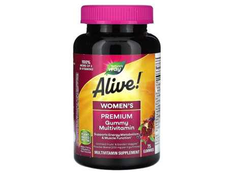 Women's Premium Gummies Multivitamin Nature's Way (75 таблеток)