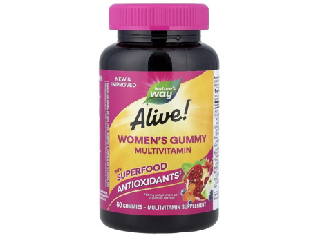 Alive! Women's Multi Gummy Nature's Way (60 таблеток)
