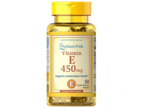 Vitamin E 450IU (50 капсул)