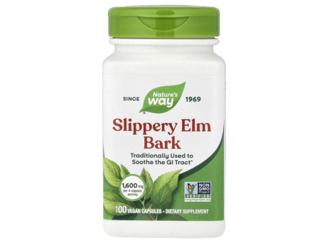 Slippery Elm Bark Nature's Way (100 вег капсул)