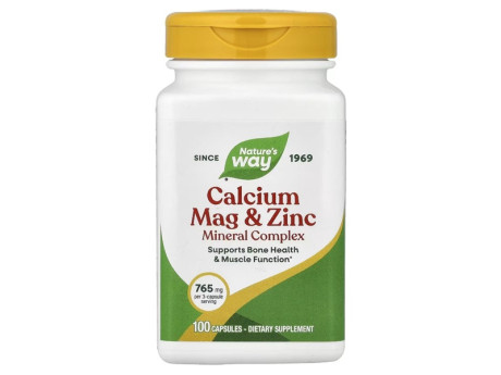 Calcium-Magnesium-Zinc Nature's Way (100 капсул)