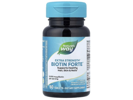 Biotin Forte 5мг Nature's Way (60 таблеток)