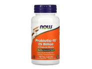 Probiotic-10 25 Billion NOW Foods (100 вег капсул) (01/2026)
