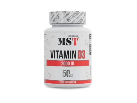 Vitamins D3 2000 IU MST (120 капсул)