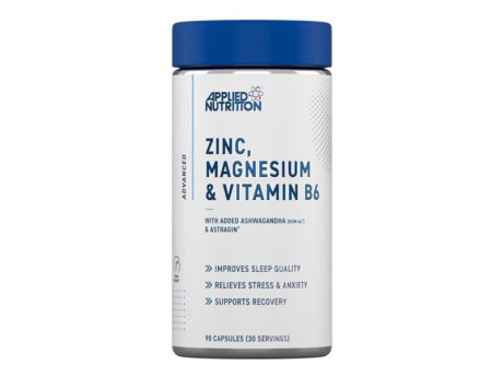 (ZMA) ZINC, MAGNESIUM & VITAMIN B6 Applied (90 капсул)