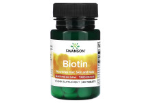 Biotin 10,000мкг Time-Release Swanson (60 таблеток)