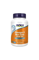Omega-3 Mini Gels 500 mg NOW Foods (180 капсул)