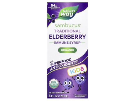 Organic Sambucus Original Nature's Way 120 мл