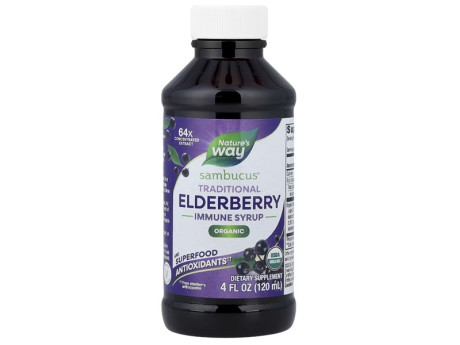 Sambucus Original Syrup 4 oz Nature's Way 120 мл