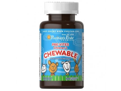 Детские Мультивитамины Pre-Vites Puritan`s Pride
