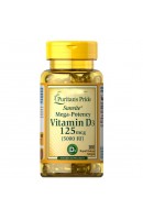 Vitamin D3 125 мкг 5000 IU Puritans Pride (100 капсул)