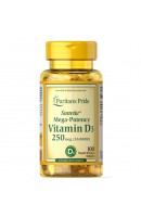 Vitamin D3 250 мкг 10000 IU Puritan's Pride (100 капсул)