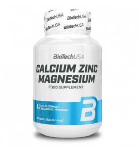 Calcium Zinc Magnesium BioTech USA (100 таблеток)