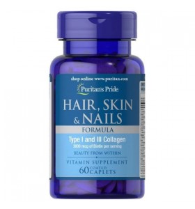 Hair Skin Nails Formula с Коллагеном 1 и 3 типа (60 таблеток)