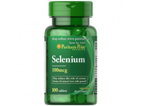 Selenium 100 мкг Puritan`s Pride(100 таблеток)