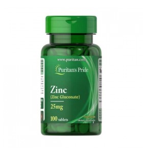 Zinc 25 мг Puritan's Pride (100 таблеток) 