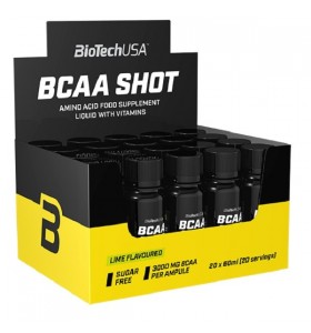 BCAA Shot ZERO Biotech USA (20 шт по 60 мл)