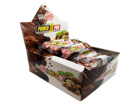 Протеиновый батончик 32% белка с цельным орехом без сахара