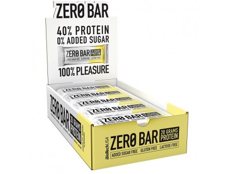 Упаковка батончиков ZERO BAR BioTech USA (20 шт)