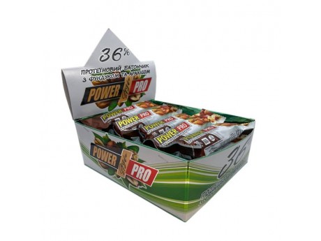 Батончики 36% Йогурт-Орех Power Pro (20 шт)
