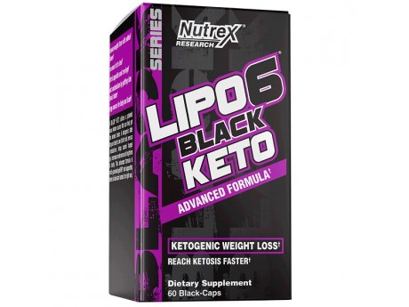 Жиросжигатель LIPO 6 BLACK KETO (60 капсул)