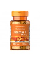  Vitamin K 100 мкг Puritans Pride (100 таблеток)