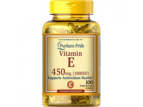 Vitamin E 450IU Puritan's Pride (100 капсул)