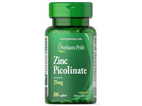 Zinc Picolinate 25мг Puritan's Pride (100 таблеток)