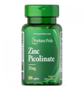 Zinc Picolinate 25мг Puritan's Pride (100 таблеток)