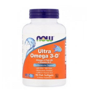 Ultra Omega 3D NOW Foods (90 капсул)