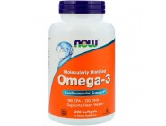 Omega-3 1000 mg Now Foods (200 капсул)