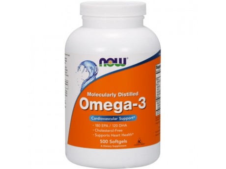 Omega-3 1000 mg Now Foods (500 капсул)