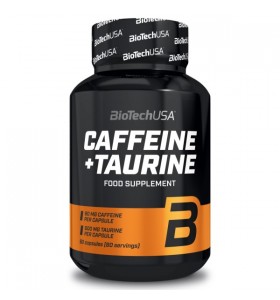 Caffeine + Taurine Biotech USA (60 капсул)
