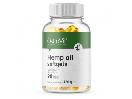 Конопляное масло Hemp Oil Ostrovit (90 капсул)