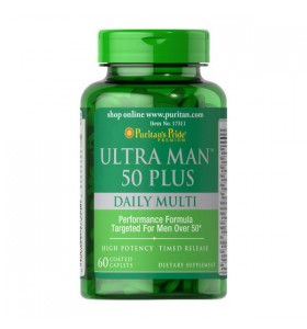 Multi-Vitamin Ultra Man 50 Plus Puritan Pride (60 таблеток)