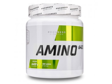 Комплексные Amino 6400 Progress Nutrition (300 таблеток)
