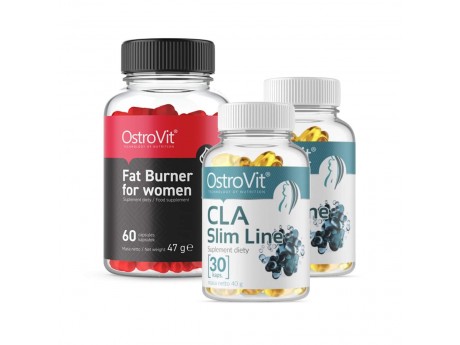 Акція потрійний удар: Жироспалювач L CARNITINE + GREEN TEA + CLA 