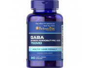 Gaba 750 mg Puritan's Pride (90 капсул) 