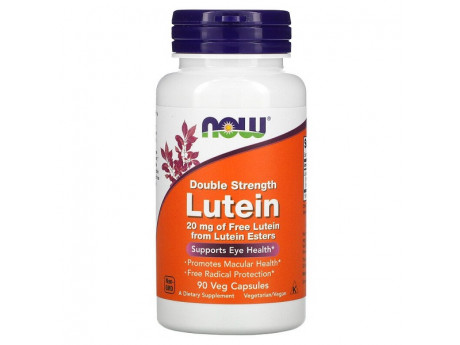 Lutein (Esters) 20 мг NOW Foods (90 вег капсул)