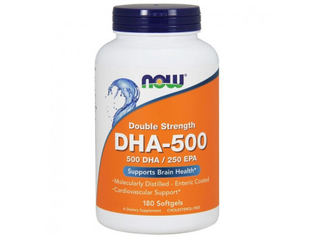 DHA 500 NOW Foods (90 капсул)