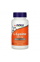L-Lysine 500 mg NOW Foods (100 таблеток)